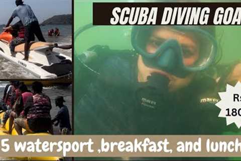 Scuba Diving in Goa | Scuba Diving + 5 Watersports in Goa | Grand Island Trip Goa| Goa vlog