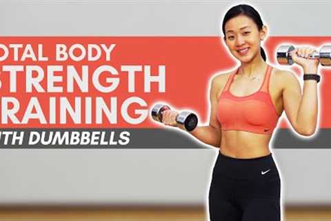 35-Minute Total Body Strength Training with Dumbbells | Joanna Soh