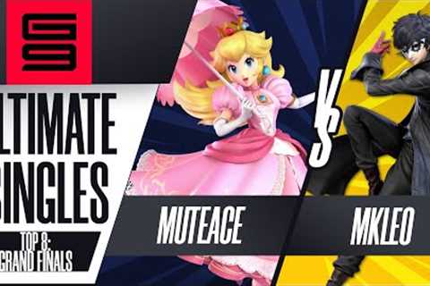 MuteAce vs MkLeo - Ultimate Singles Top 8 GRAND FINALS - Genesis 9 | Peach vs Joker