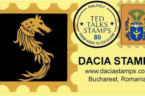 80 - Six Postage Stamp Packets from Dacia Stamps