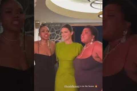 Kendall Jenner with Gabriella Karefa-Johnson, LEGENDS! #viral #shorts #Kendall #kardashian Dubai