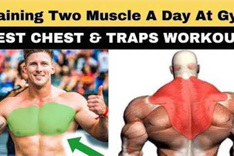 Chest and traps workout | Muscle Building day 4 | Big chest and traps | Health and Fitness