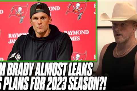 Tom Brady Almost Leaks Plans Potential Retirement Plan In Postgame Press Conference?! | Pat McAfee