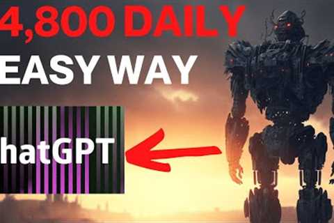 Chat GPT Hack Makes $4,800 Daily (Easy WAY TO MAKE MONEY ONLINE)