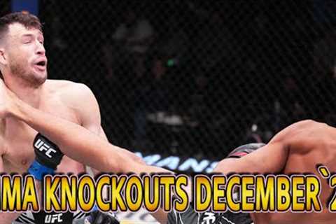 MMA knockouts December 2022