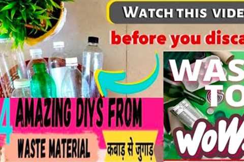 From Waste to Wow/ Upcycling Recycling Bin Items into Home Decor