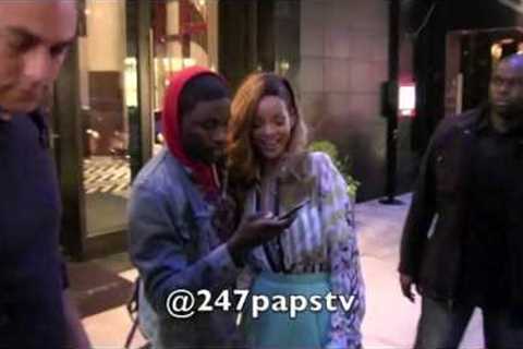 Rihanna looking FLAWLESS as She Goes to Dinner in NYC (05-08-13)