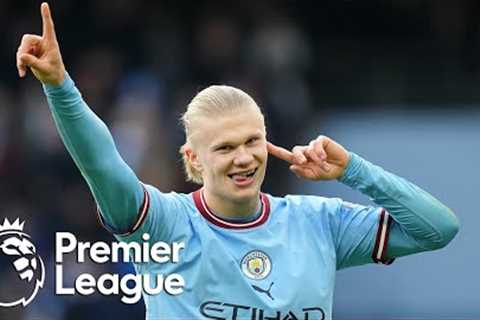 Erling Haaland's hat trick for Manchester City v. Wolves | Premier League | NBC Sports