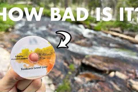 I Bought the Cheapest Tenkara Line on AliExpress (Tenkara Fly Fishing)