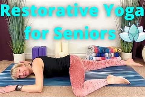 Restorative Yoga for Seniors - Yoga for Seniors - Senior Yoga - Restorative Yoga - Gentle Yoga
