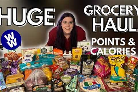 HUGE HEALTHY MEIJER GROCERY HAUL | My Weight Loss Journey | WW (WeightWatchers) Points &amp;..