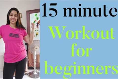 15 MIN BEGINNER CARDIO Workout (At Home No Equipment)/malayalam/bethechange