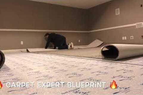 🔥 How To Install Carpet In  BIG ROOMS 🔥