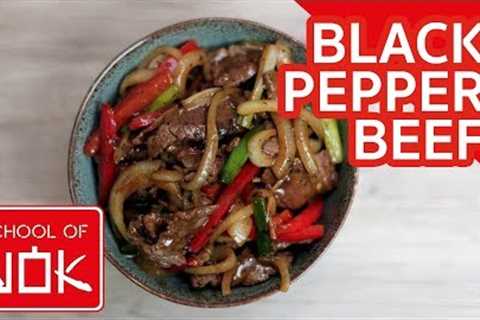 Simple Chinese Black Pepper Beef Stir Fry Recipe