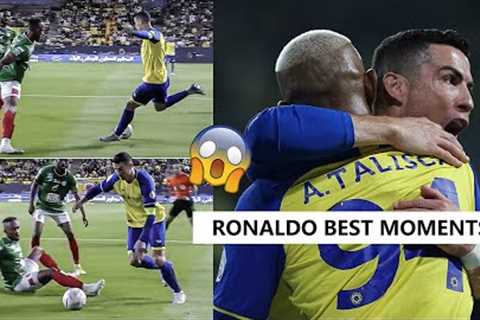 😱Cristiano Ronaldo Dropping Defenders in His Debut For Al Nassr vs Ettifaq!