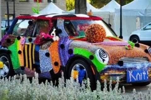 Urban knitting and crazy crochet... Funny crochet compilation. Funny knitting compilation