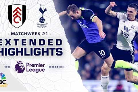 Fulham v. Tottenham Hotspur | PREMIER LEAGUE HIGHLIGHTS | 1/23/2023 | NBC Sports