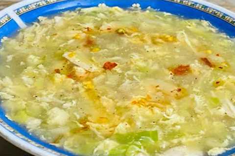 Chicken Soup Recipe/Simple and Easy Restaurant Style Chicken Soup Recipe at Home
