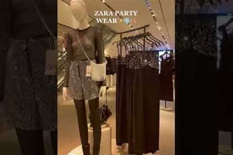 Zara Party Wear 😍 Loveee the bling #zarahaul #outfit #promdresses 💃🏻🥰