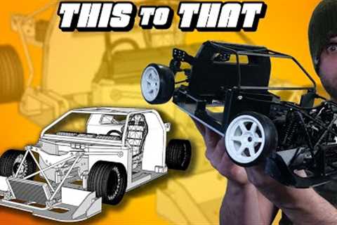 RC cars that look better NAKED! Fully Custom 3d PRINTED Chassis | NOT JDM!