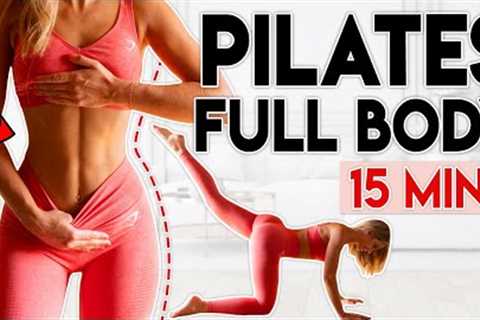 FULL PILATES BODY WORKOUT 🔥 Total Body Fat Burn | 15 min Workout