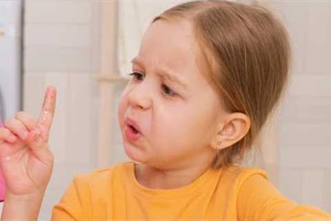How I Taught my Child Wash her Hands|| Funny Teaching Games #shorts