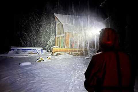 HUGE SNOW STORM THREATENS our HOUSE BUILD