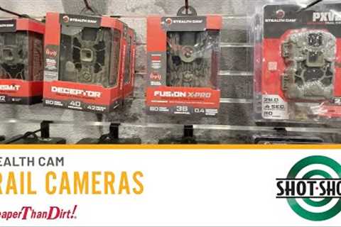 All New Trail Cameras from Stealth Cam - Deceptor &amp; Fusion X Pro | SHOT Show 2023