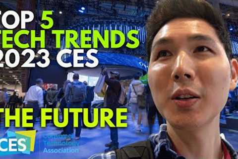TOP 5 TECH TRENDS from CES 2023 - TVs, AR/VR, Smart home &amp; more