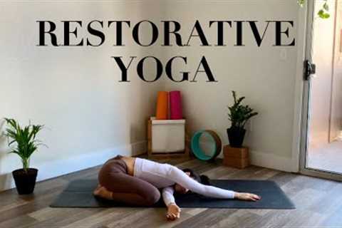 Restorative Yoga - No Props | 40 Min Self-Care Practice