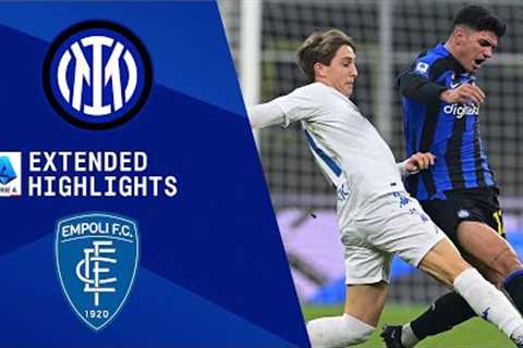 Inter Milan vs. Empoli: Extended Highlights | Serie A | CBS Sports Golazo