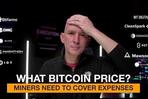 Bitcoin Mining Stocks Need Bitcoin At This Price To Break Even! Two Stocks Way Undervalued!