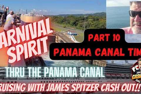 PANAMA CANAL  CARNIVAL SPIRIT ENTERS THE PANAMA CANAL