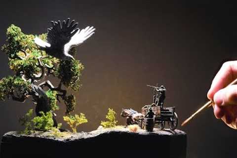 Winged Terror | Monster Attack Diorama