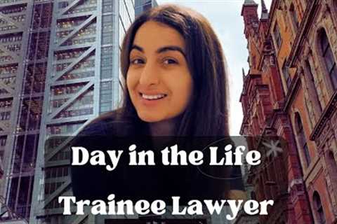 day in the life of a LAWYER in London | trainee solicitor | real estate law