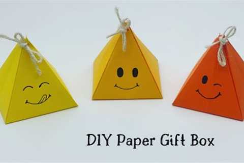 DIY MINI PAPER Gift Box / Paper Craft / Gift Box without glue / Paper Crafts / Paper Gift  Bag DIY