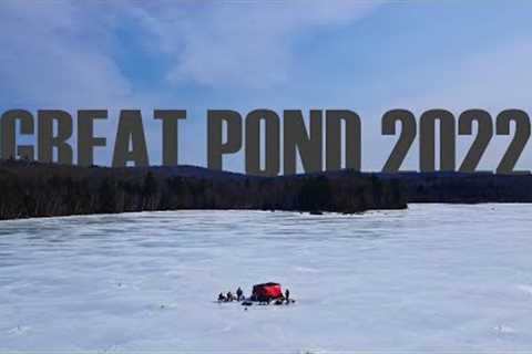 Ice Fishing for Brown Trout in Maine, The Annual Great Pond Trip