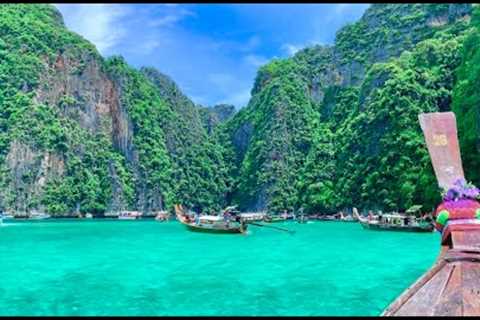 🇹🇭PHUKET VLOG [2/3] PHI PHI ISLANDS BOAT TOUR &amp; SNORKELING | PHI PHI LEY, PHI PHI DON, BAMBOO ..