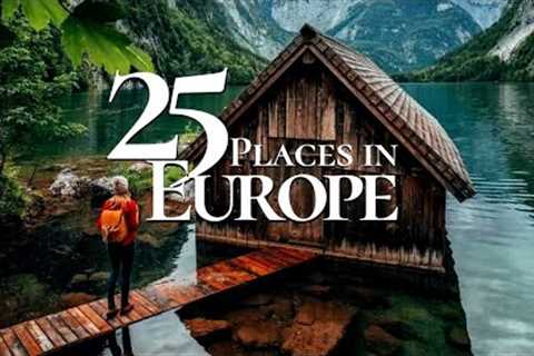 25 Most Beautiful Towns To Visit in Europe 4K 🌍  | Best of Europe Travel Video