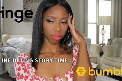 Lawd ya girl is on HINGE 😩  Here’s how it went. Online dating story time 😳🍿