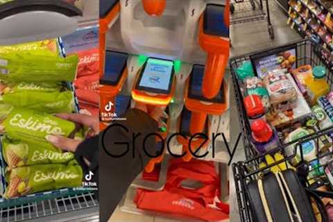 Grocery Shopping ASMR Satisfying Relaxing Video Anxiety Relief💚