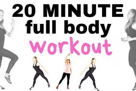 HOME FITNESS 20 MINUTE WEIGHT LOSS WORKOUT -TOTAL BODY AT HOME -  BURNS CALORIES AND TONES YOU UP
