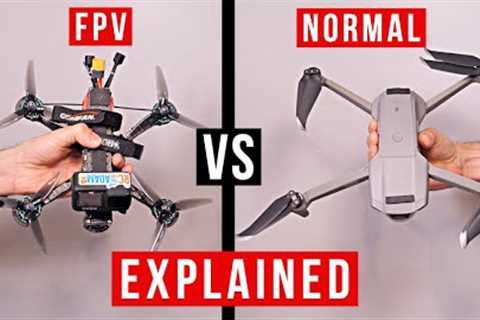 FPV Drones VS Normal Drones ⎸ What's the difference? Are FPV Drones Better? (yes)
