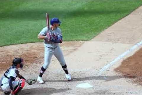 Pete Alonso Slow Motion Home Run Axe Bat Baseball Swing Hitting Mechanics