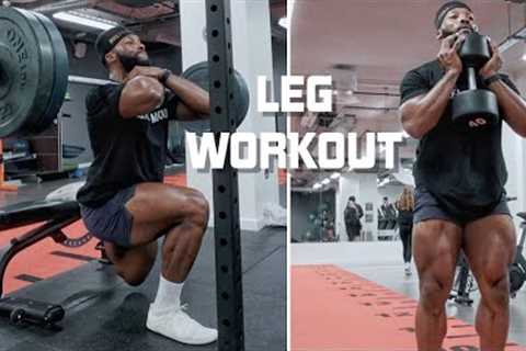 THE PERFECT LEG WORKOUT TO BUILD BIG STRONG LEGS | My Top Tips