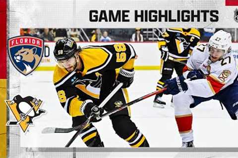 Panthers @ Penguins 1/24 | NHL Highlights 2023