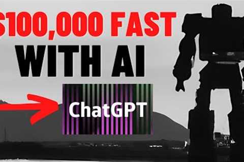 Make $100,000 Per Month With ChatGPT (FASTEST / LAZIEST WAY TO MAKE MONEY ONLINE!)