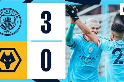 HIGHLIGHTS! HAALAND HAT-TRICK SEES OFF WOLVES | Man City 3-0 Wolves | Premier League