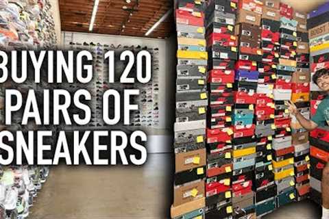 Buying Over 100 Pairs Of Shoes At A Sneaker Store