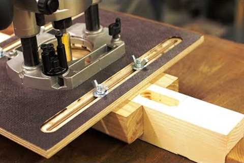 DiY Simple Router Joint Jig|| Great Woodworking Idea